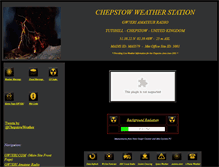 Tablet Screenshot of chepstow-weather.gw7eri.com